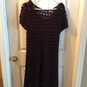 American Eagle Crochet layered dress